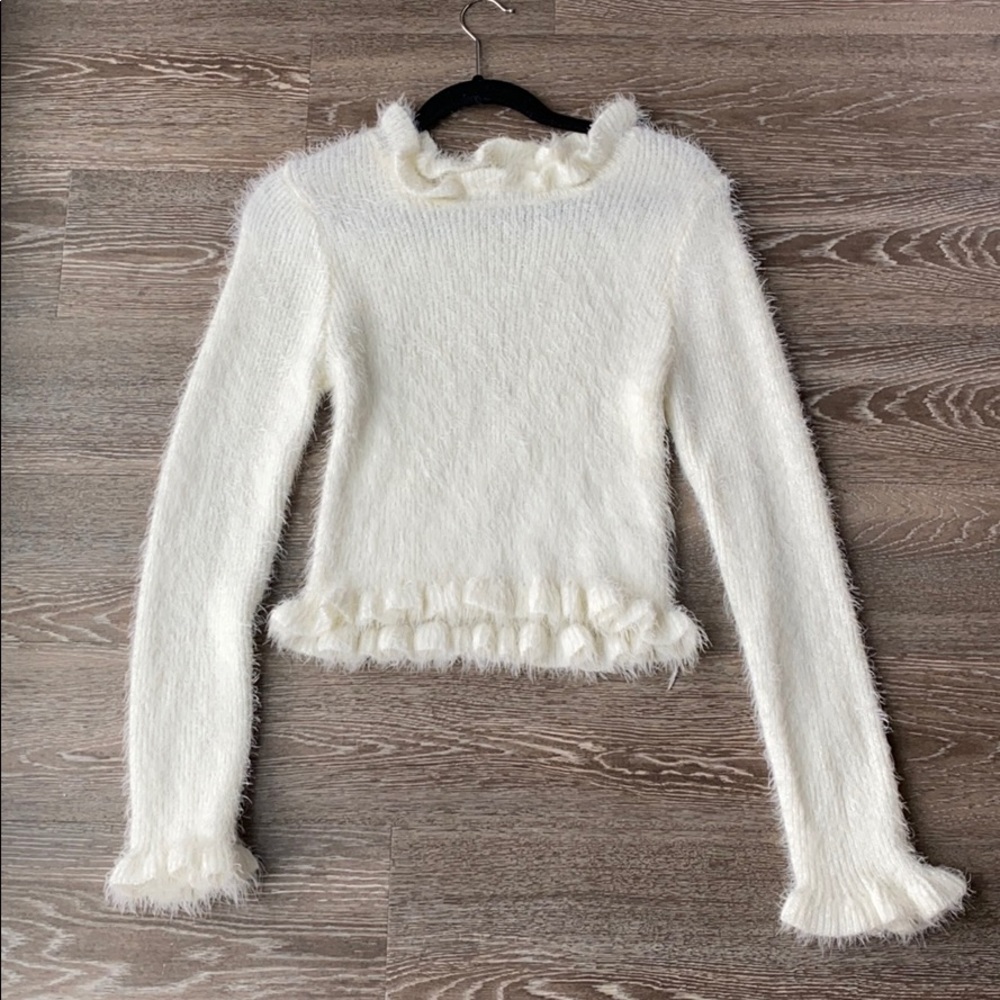Soft white sweater